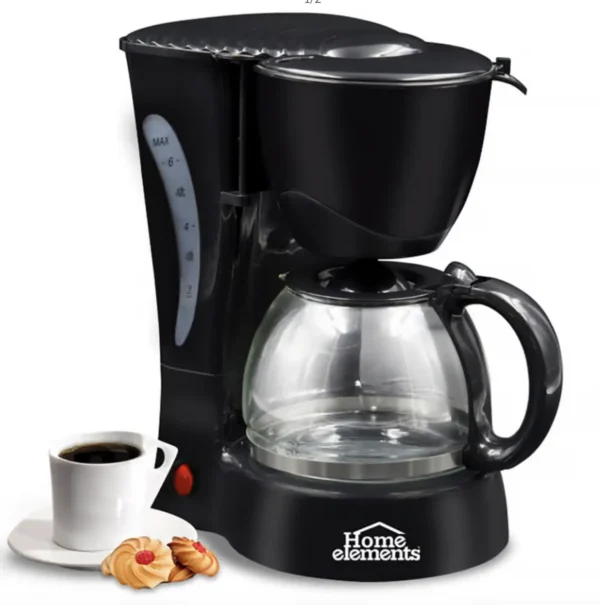 Cafetera Electrica Jarra en vidrio 6 tazas