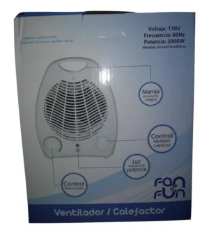 Ventilador Calefactor 2000W